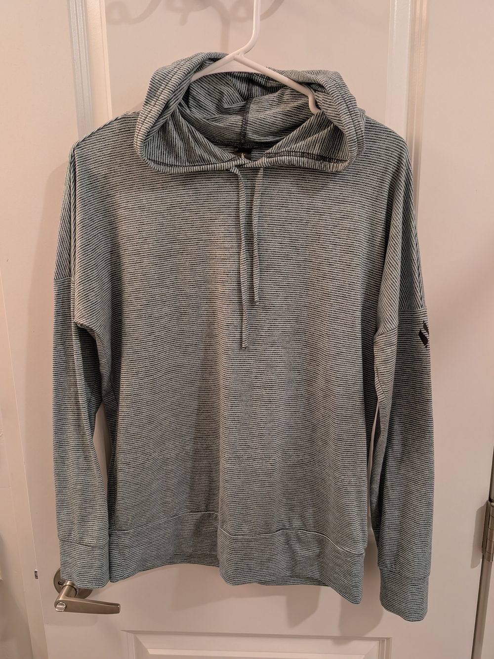 Skechers Women's Performance Lightweight Striped Pullover Hoodie (Dolman Sleeve)